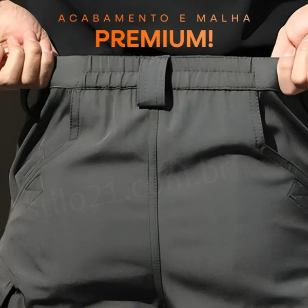 Calça Militar Tática Resistente e Impermeável + Cinto de Brinde